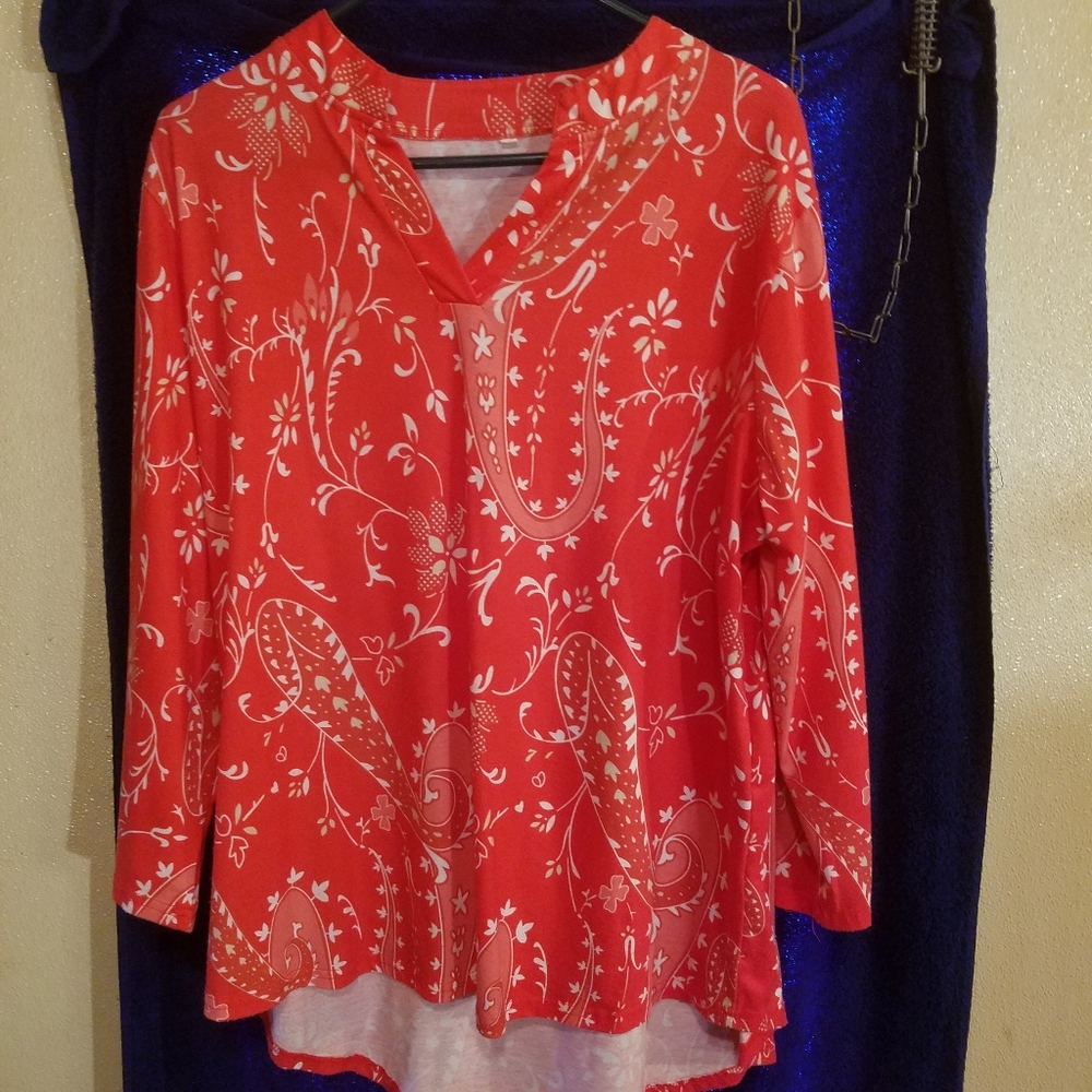 Nice,  slightly worn blouse , size 2X